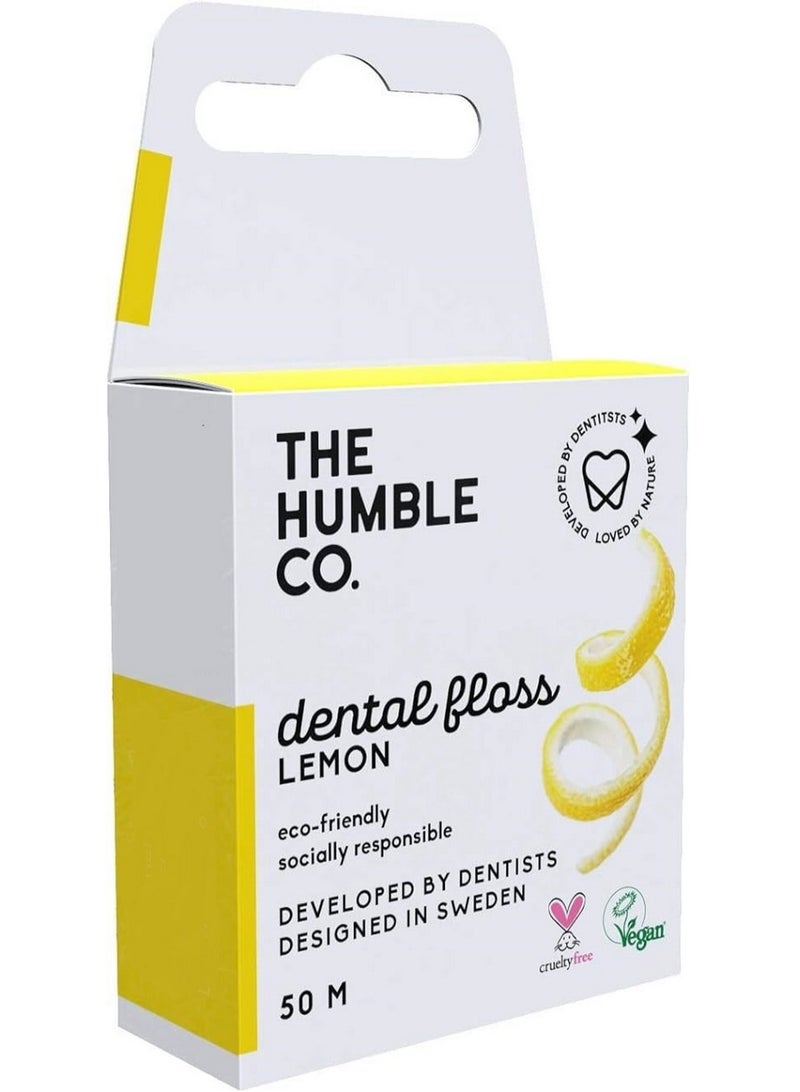 Dental Floss Lemon 50m - The Humble Co.