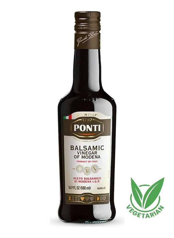 Ponti Balsamic Vinegar 500 ML - Premium Italian Flavor