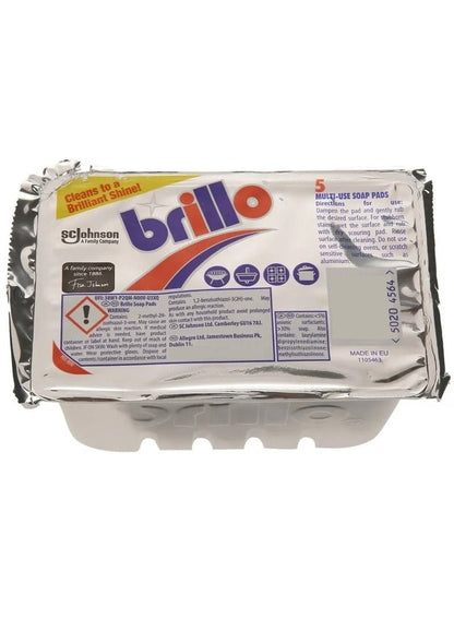 Brillo Multi-Use Soap Pad Pack - 5 Pcs