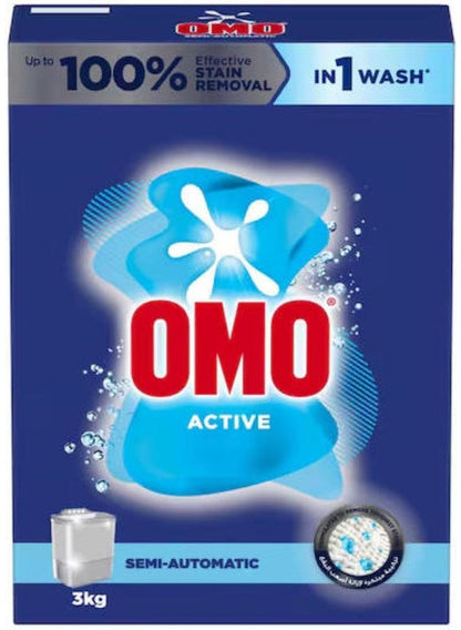 OMO Semi Automatic Powder Laundry Detergent 3 Kg