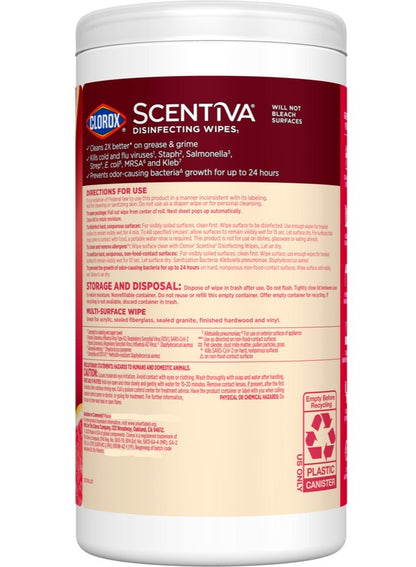 Clorox Scentiva Disinfecting Wipes - Grapefruit Blossom