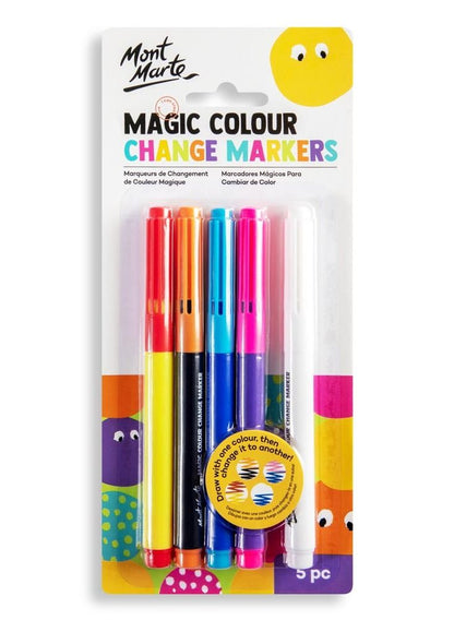Mont Marte Magic Colour Change Markers 5Pc