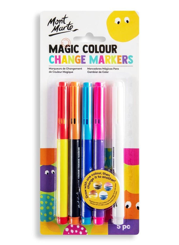 Mont Marte Magic Colour Change Markers 5Pc