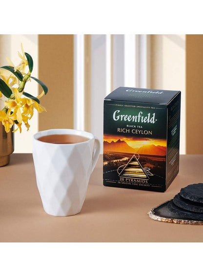 Greenfield Rich Ceylon Black Tea Bags - Premium Quality