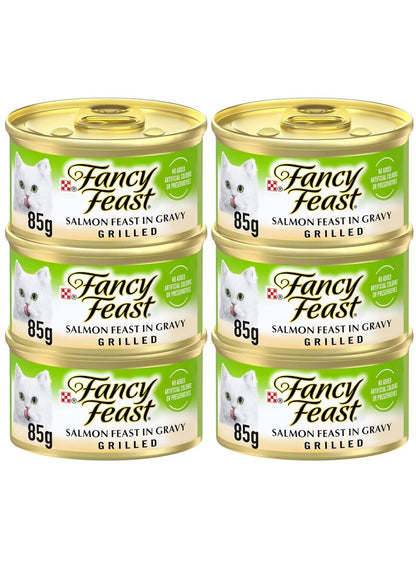 Fancy Feast Grilled Salmon Feast in Gravy Cat Food