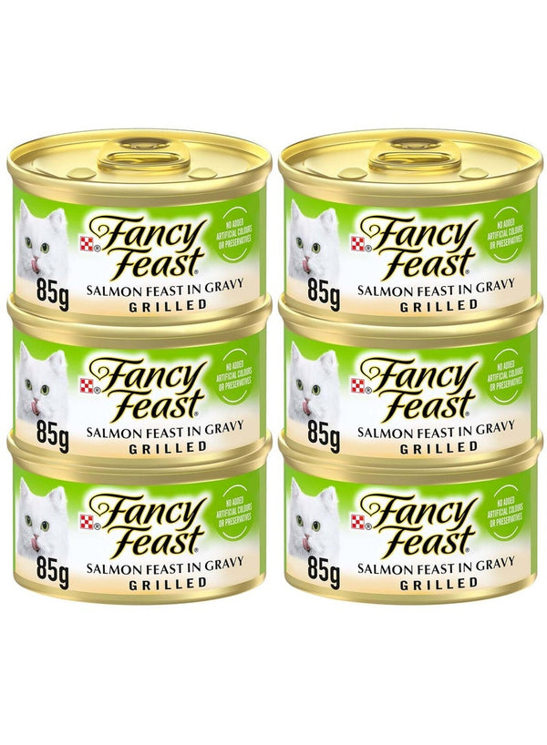 Fancy Feast Grilled Salmon Feast in Gravy Cat Food