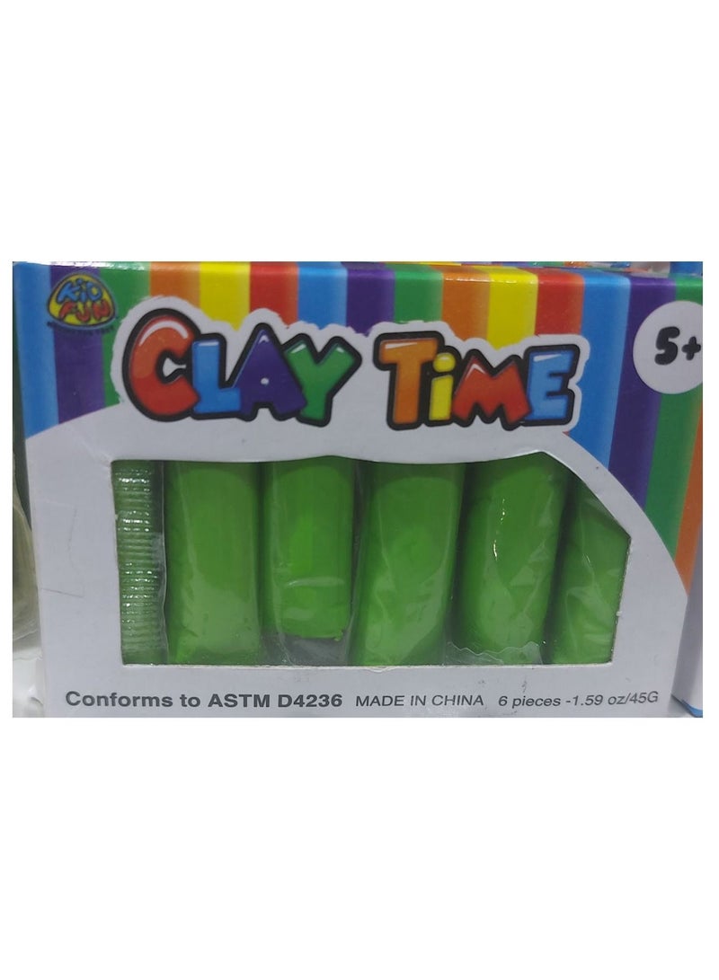 Mini Modeling Clay 45g Green - US Toy Company