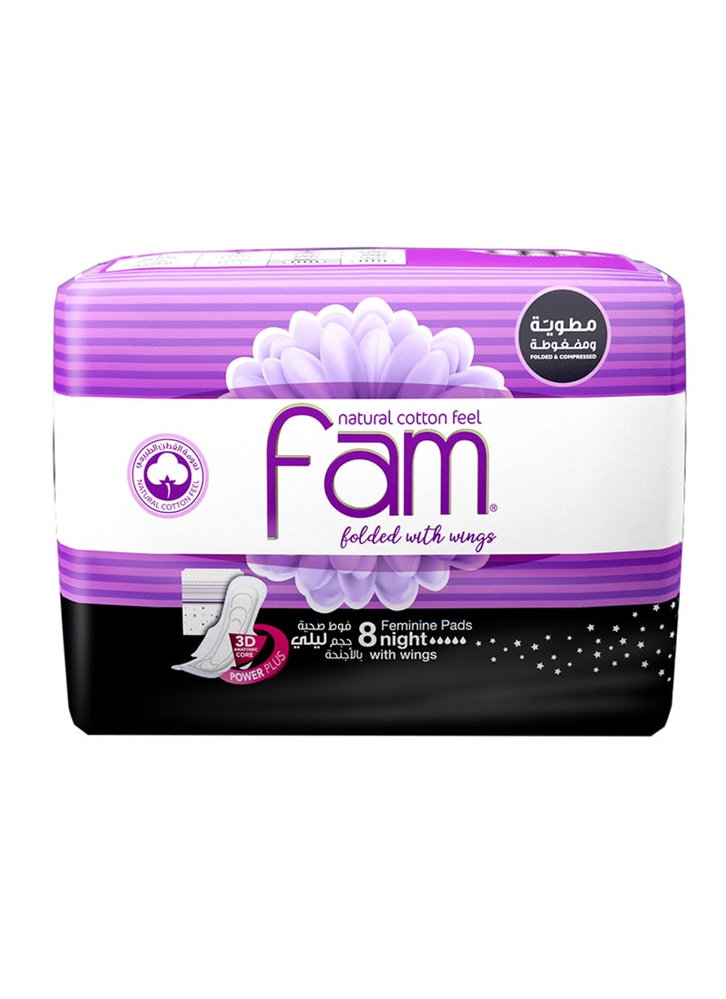 Fam Feminine Napkins Maxi Folded Night Pads