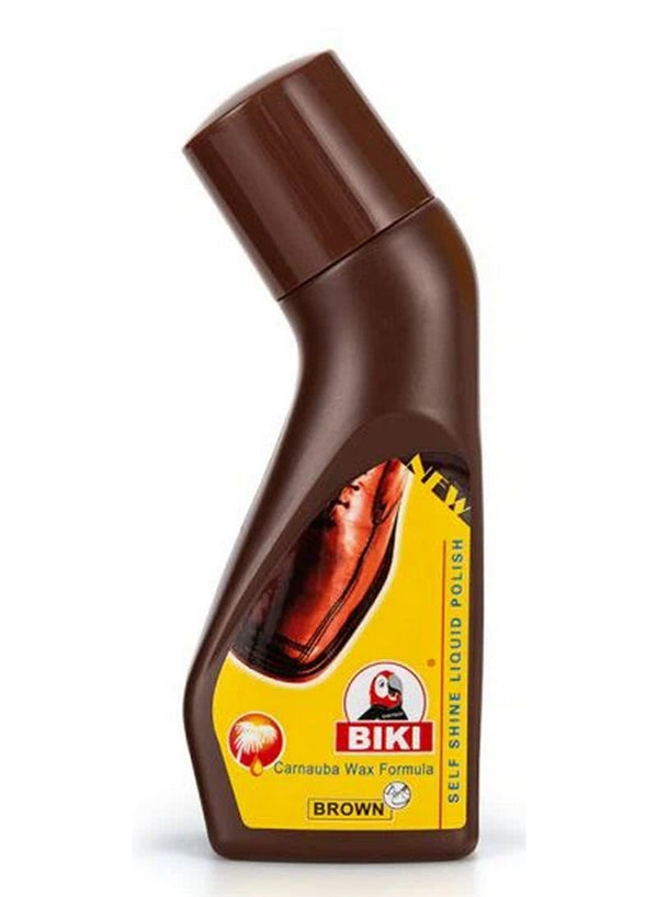 Biki Self Shine Liquid Shoe Polish Brown 75 ML