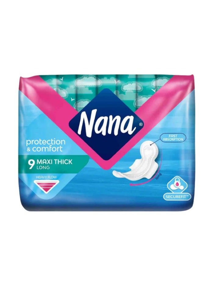 Nana Maxi Thick Long Sanitary Pads for Heavy Flow