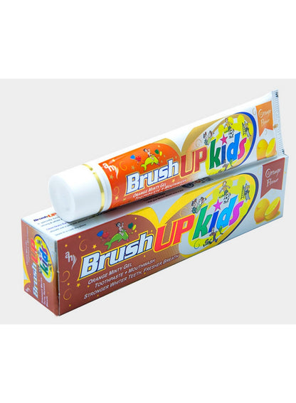 70g make, brush up, care key, day fun, every day, gel toothpaste, kids gel, kids gel toothpaste, love key, name kids, needs low, oral care, orange 70g, type gel, uses low