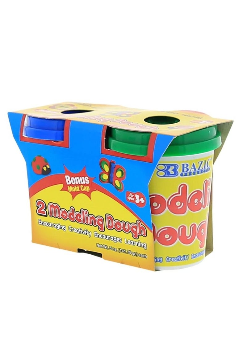 Bazic Modeling Dough Multi Colour