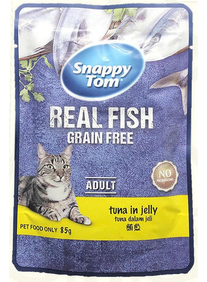 Snappy Tom Catfood Tuna in Jelly 85g