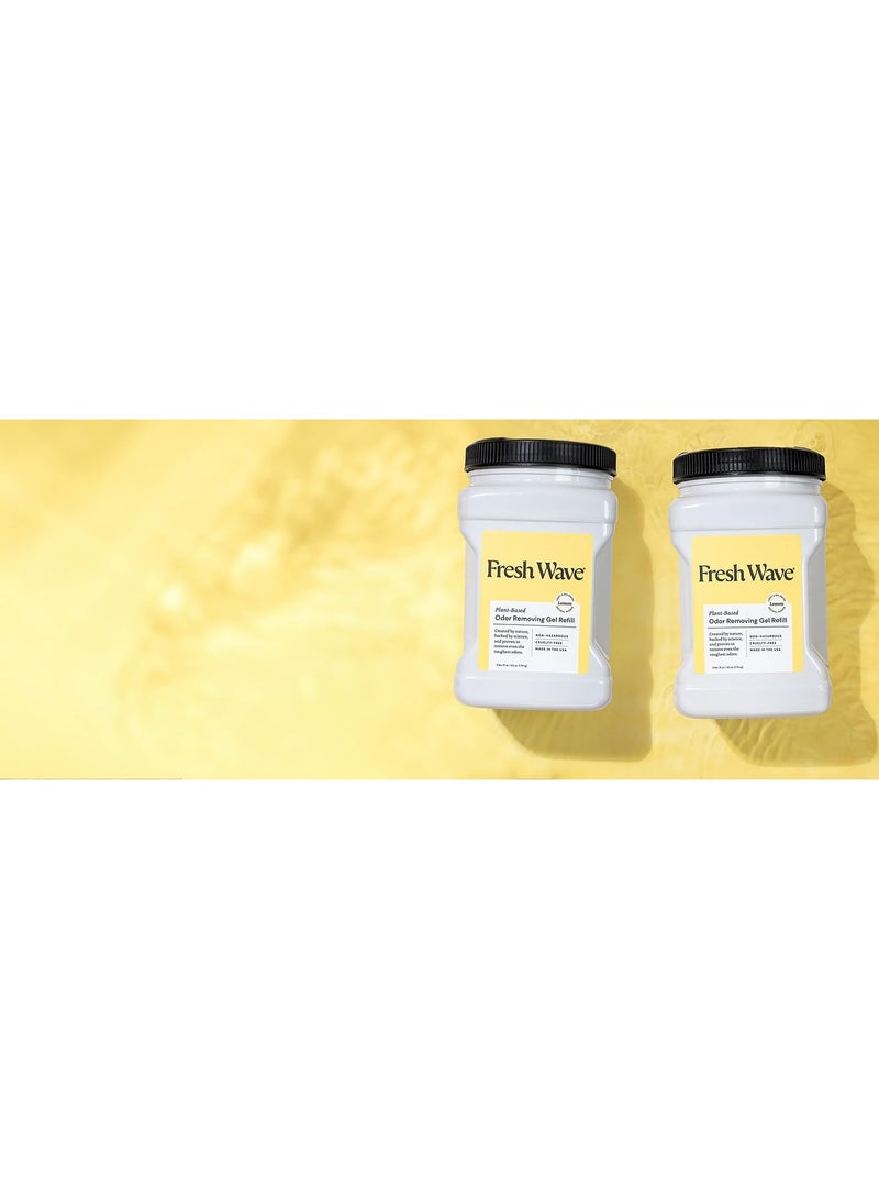 Fresh Wave Lemon Scent Odor Gel Refill