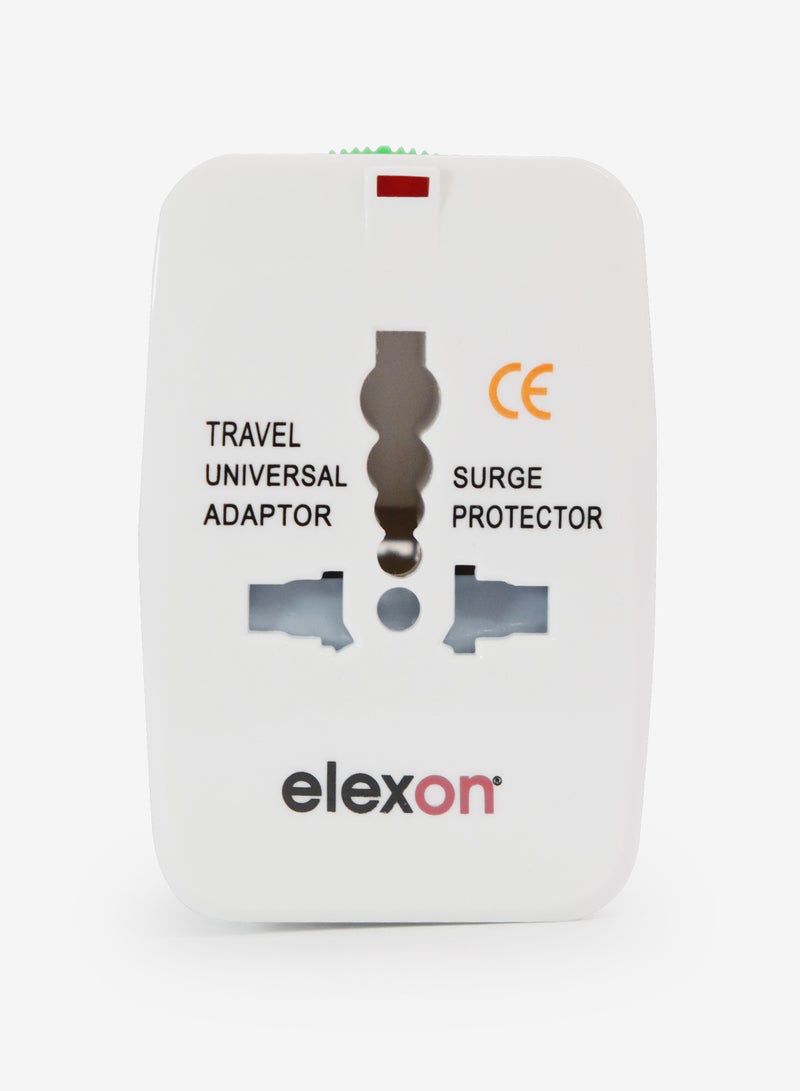 Elexon Universal Travel Adapter Surge Protector