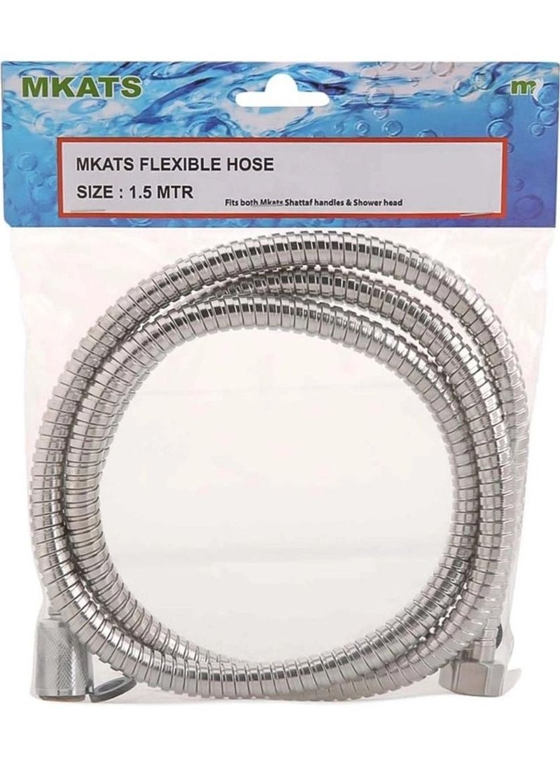 Mkats Standard Stainless Steel Hose 1.5 Mtr