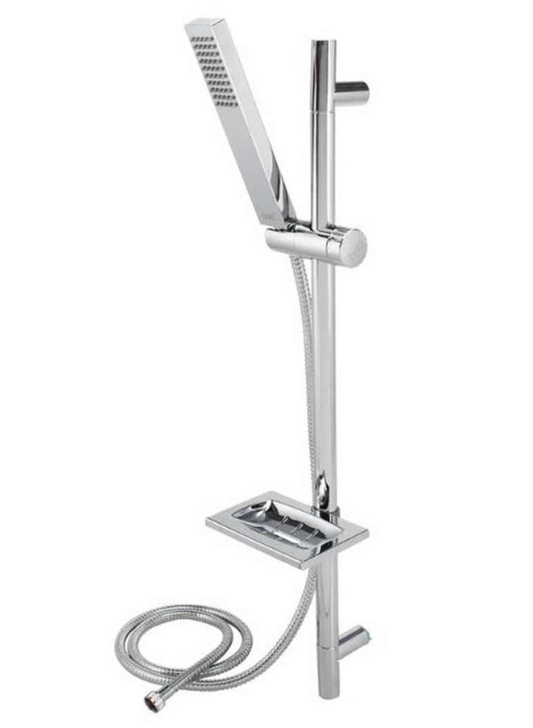 Bold Smart Shower Rail Set Silver by Bold