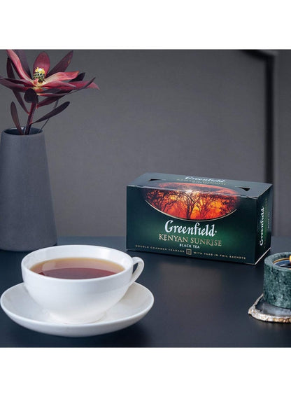 Kenyan Sunrise Black Tea 25 Tea Bags Greenfield