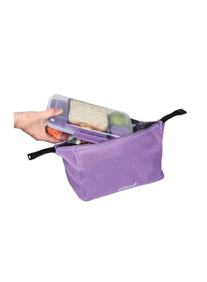 Sistema Lunch Bag Lilac - Insulated Convenience
