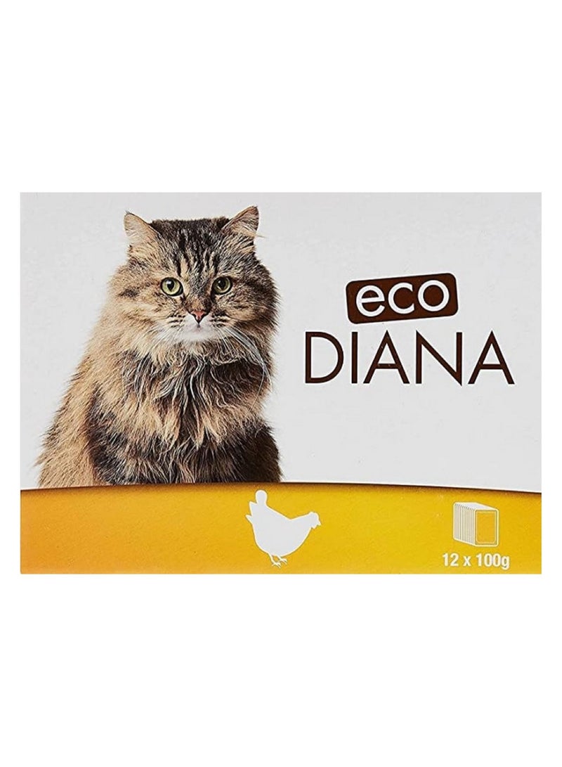 Eco Diana Chunks With Chicken In Gravy Cat Food