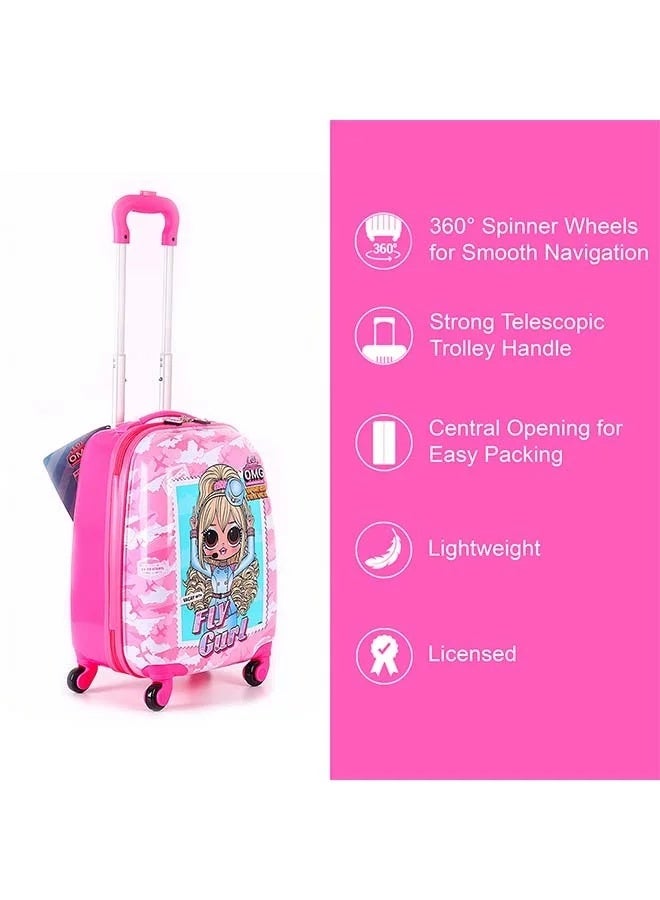Trucare LOL OMG Fly Gurl Kids Luggage 18 Inches