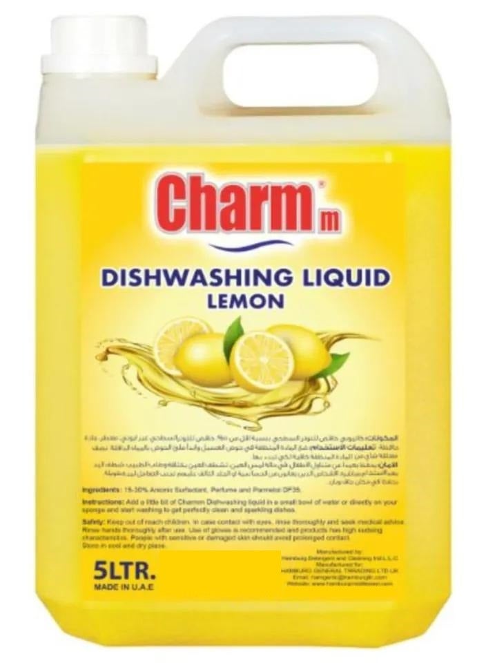 CHARMM Dishwashing Liquid Power Of Lemons 5 L