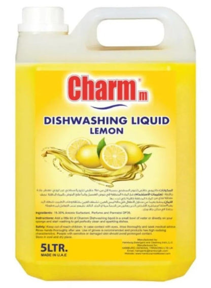 CHARMM Dishwashing Liquid Power Of Lemons 5 L