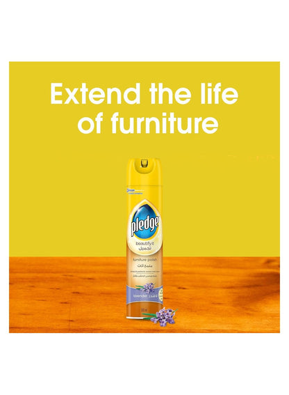 Pledge Beautify It Furniture Polish Spray Lavender