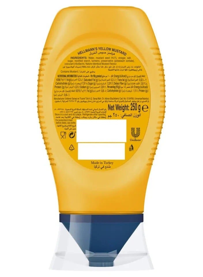 Hellmann's Mustard Sauce 250 G - Premium Condiment