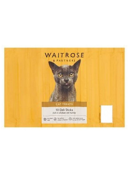 WAITROSE & PARTNERS 10 Deli Sticks Chicken And Turkey 50 G