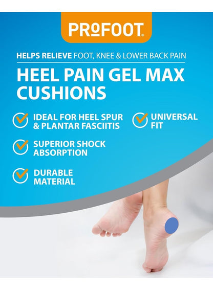 ProFoot Gel Max Cushions for Heel Pain