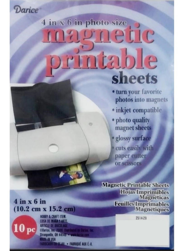Custom Magnetic Printable Sheets by Darice