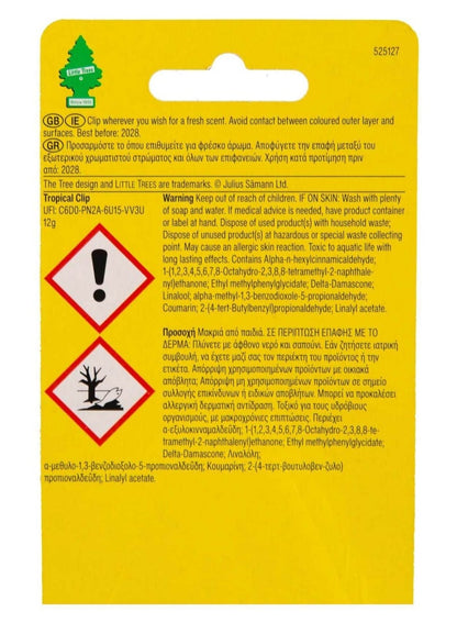 Little Trees Clip Air Freshener Tropical