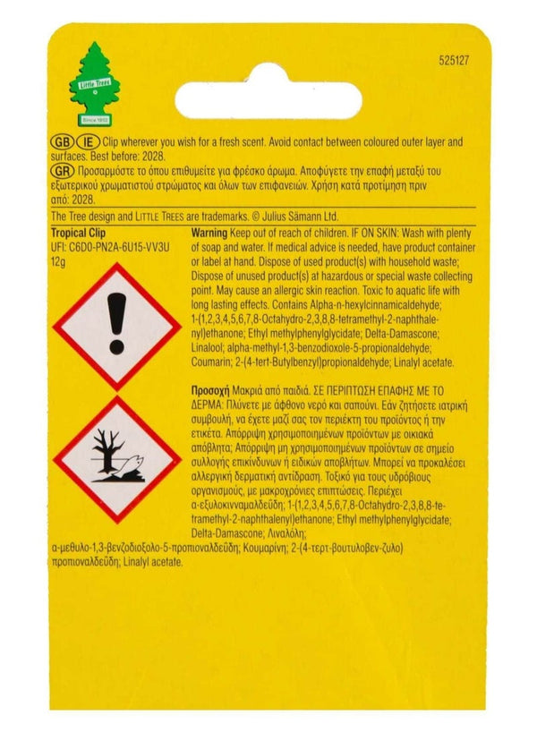 Little Trees Clip Air Freshener Tropical