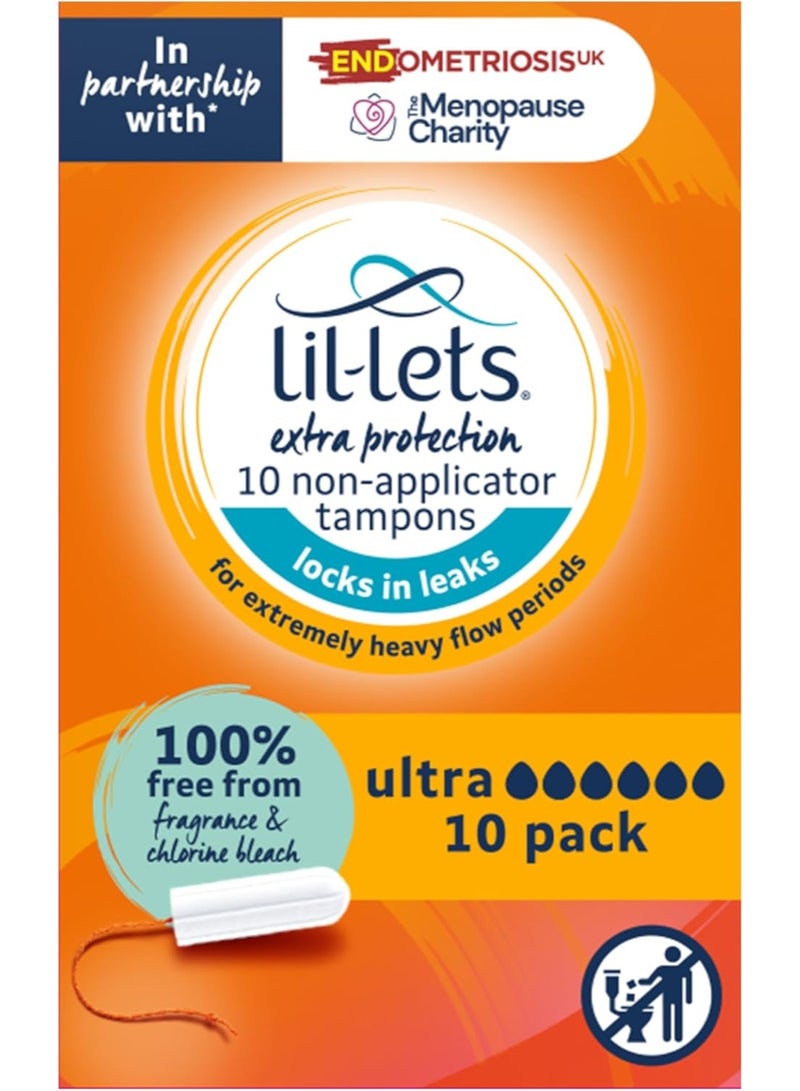 Lil-Lets Extra Protection Tampons 10 Pack