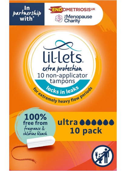 Lil-Lets Extra Protection Tampons 10 Pack