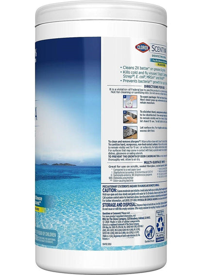 Clorox Scentiva Disinfecting Wipes 75Ct