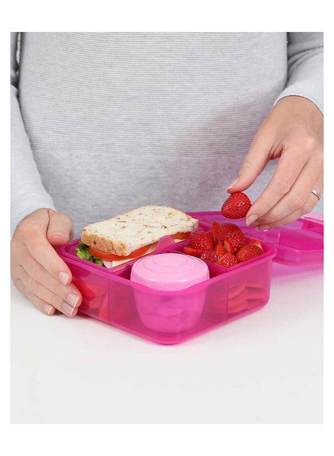Sistema Bento Cube Lunch Box 1.25L Pink