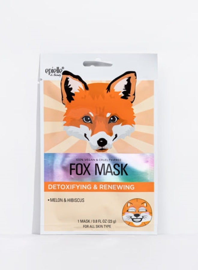 Epielle Fox Character Mask for Radiant Skin