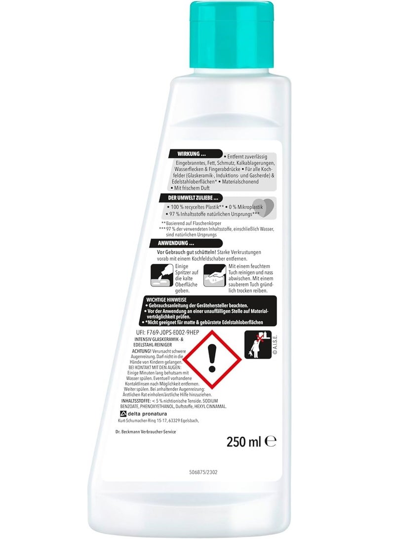 Dr. Beckmann Hob & Stainless Steel Cleaner 250 ML