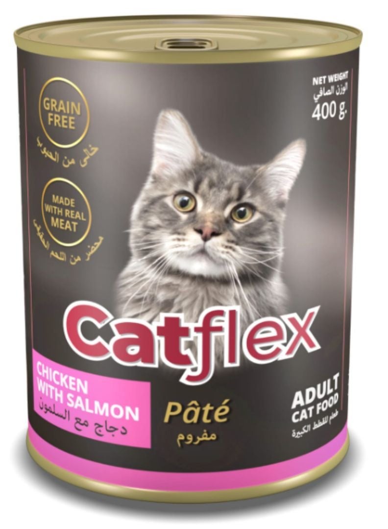 Catflex Pate Chicken With Salmon 400G - Catflex