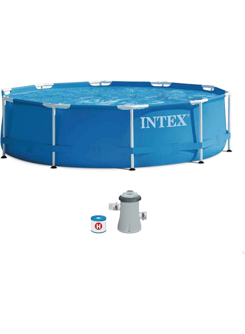 INTEX Metal Frame Pool Set 10Ft x 30In