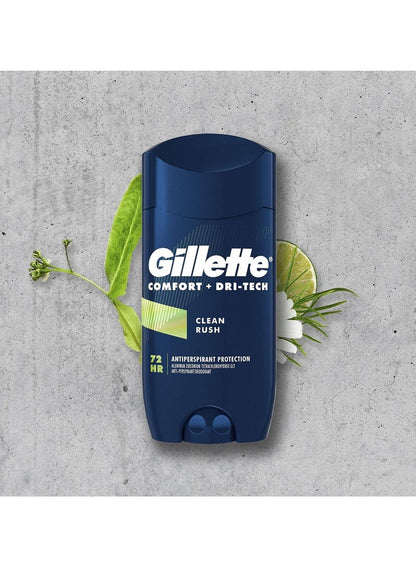 Gillette Comfort + Dri-Tech Deo Clean Rush 96 G