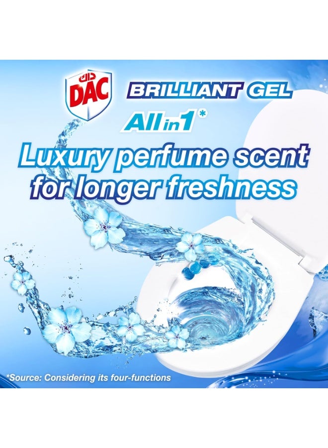 Dac Brilliant Gel Toilet Rim Block Arctic Ocean