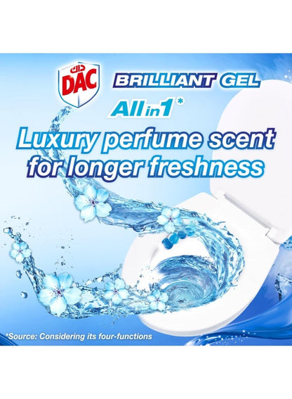 Dac Brilliant Gel Toilet Rim Block Arctic Ocean