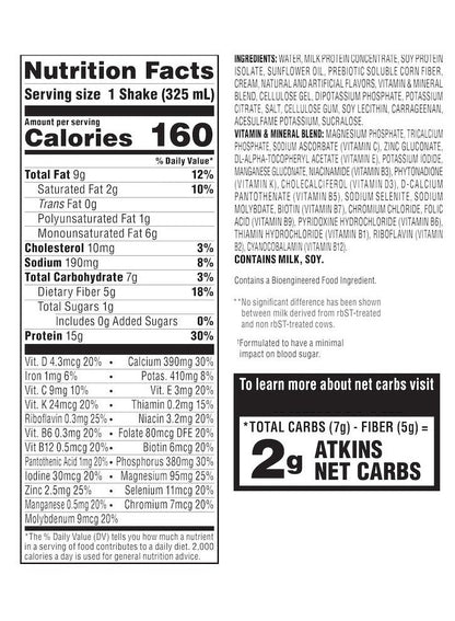 Atkins Creamy Vanilla Shake 325 ML
