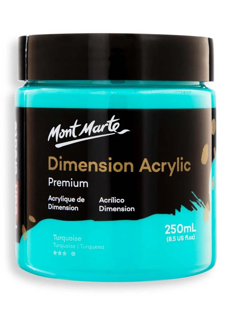 Mont Marte Dimension Acrylic 250ML Turquoise