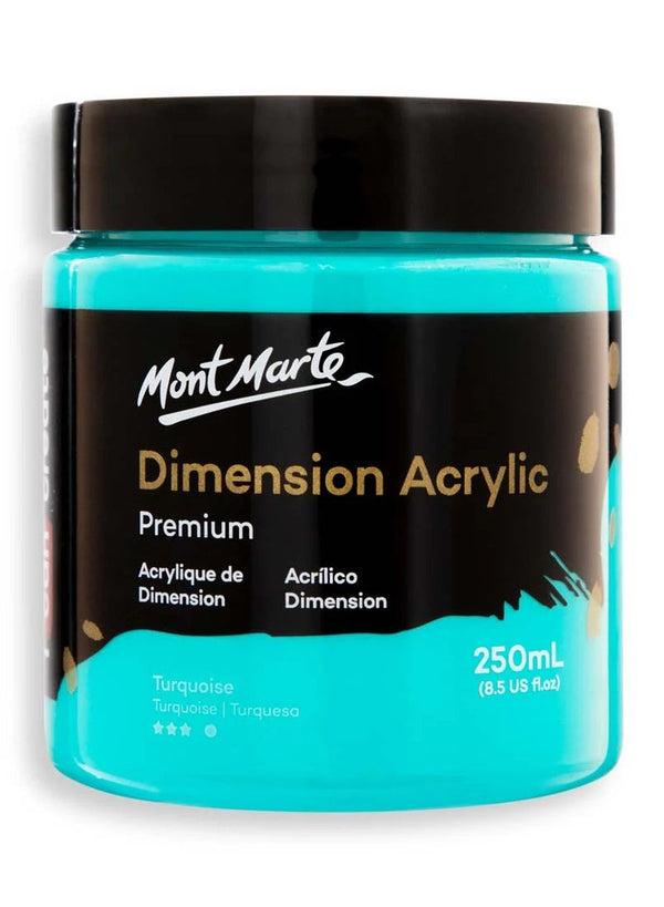 Mont Marte Dimension Acrylic 250ML Turquoise