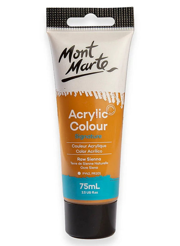 Mont Marte Raw Sienna Acrylic Paint 75ML Tube