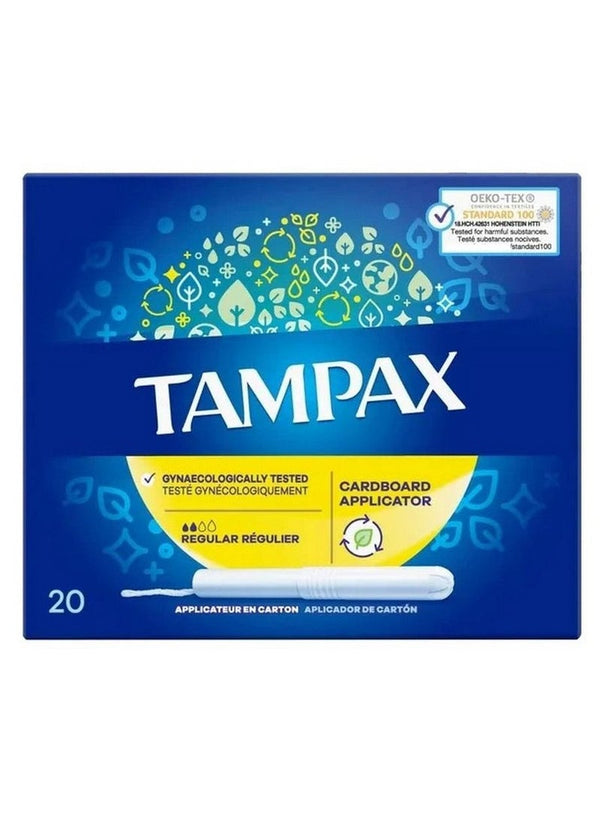 Tampax Blue Box Regular Tampons 20 Pieces Pack